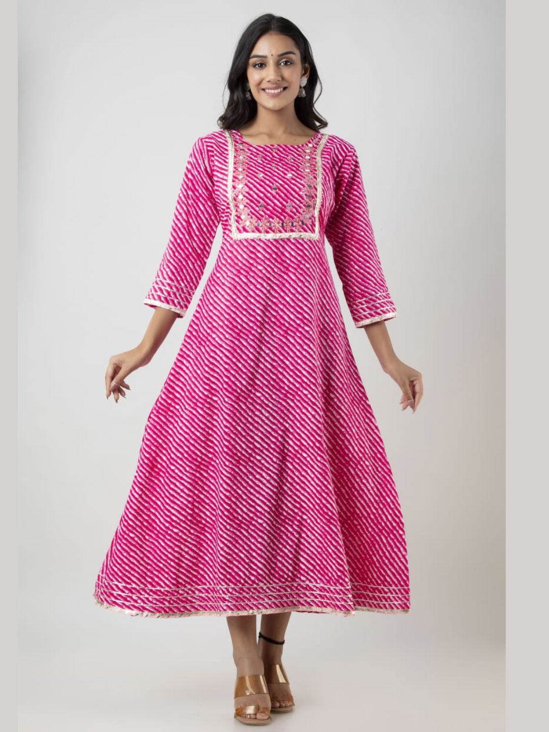 Women Cotton Leheriya Printed Plus Size Straight Kurta (Yellow) (48) :  Amazon.in: Fashion